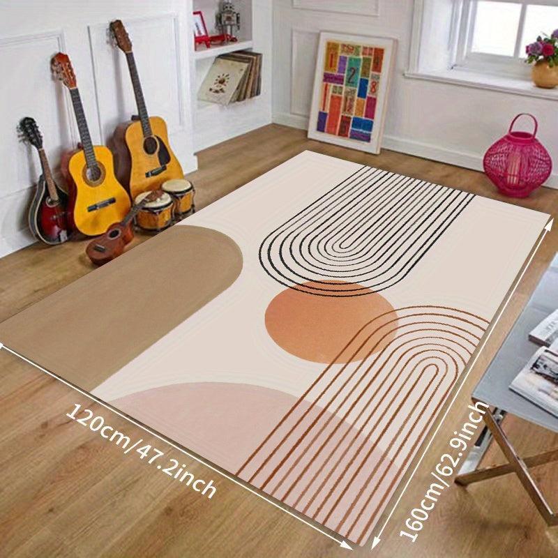 Geometric Printed Non-slip Bathroom Floor Mat