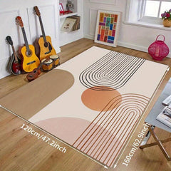Geometric Printed Non-slip Bathroom Floor Mat