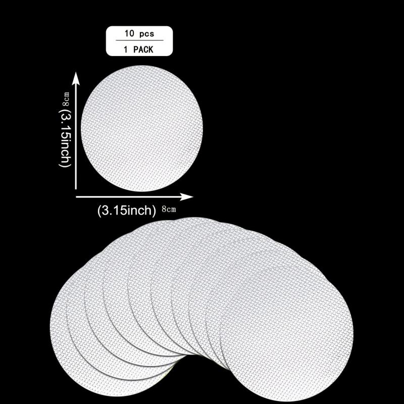 10pcs Waterproof Anti Slip Stickers for Bathroom - Transparent PEVA Tape