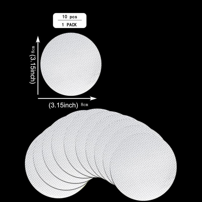 10pcs Waterproof Anti Slip Stickers for Bathroom - Transparent PEVA Tape