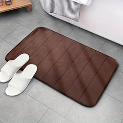 Soft Memory Foam Bath Rug with Rapid Water Absorption
