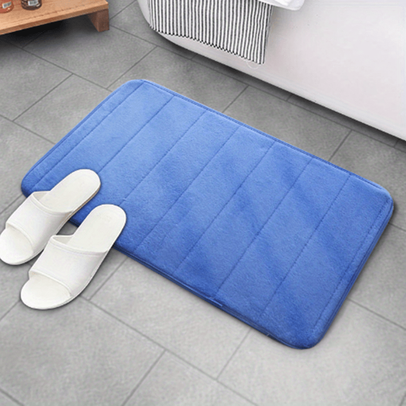 Soft Memory Foam Bath Rug with Rapid Water Absorption