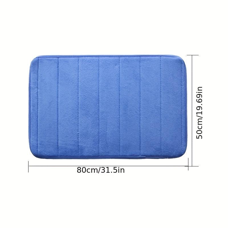 Soft Memory Foam Bath Rug with Rapid Water Absorption