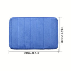 Soft Memory Foam Bath Rug with Rapid Water Absorption