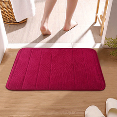 Soft Memory Foam Bath Rug with Rapid Water Absorption