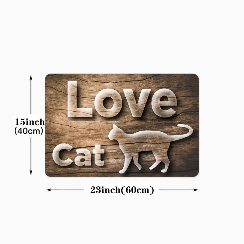 Wood Print Kitchen Rug Soft Anti Fatigue Comfortable Mat