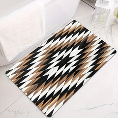 Geometri Welcome Doormat Non-slip Absorbent Quick Dry