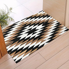 Geometri Welcome Doormat Non-slip Absorbent Quick Dry