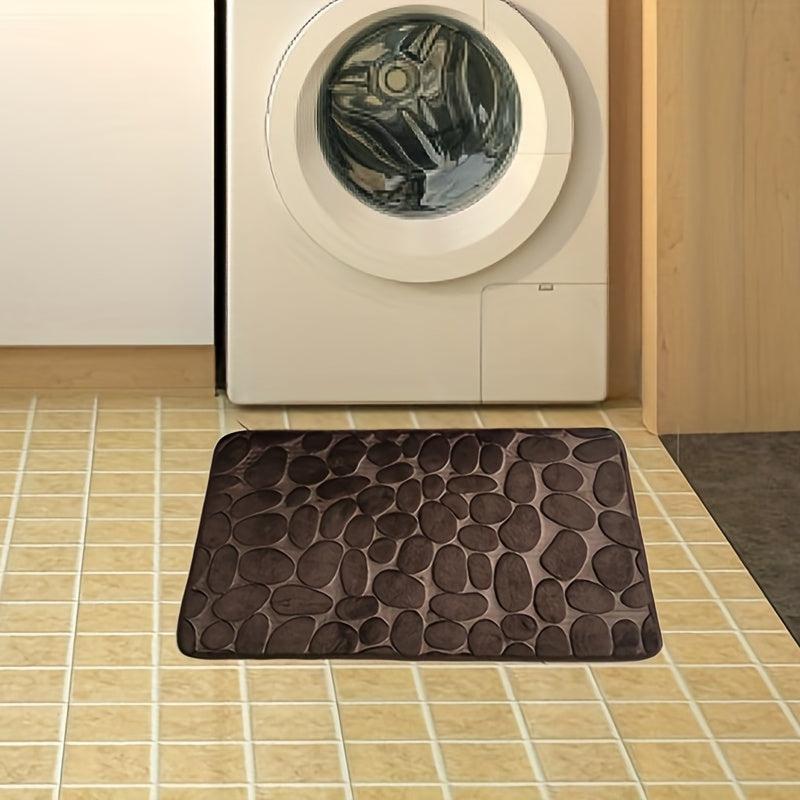 Non Slip Stone Embossed Carpet for Home Bedroom Kitchen and Bathroom