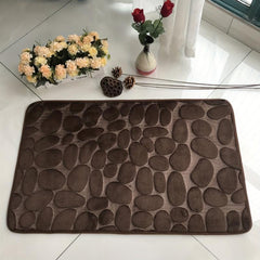 Non Slip Stone Embossed Carpet for Home Bedroom Kitchen and Bathroom