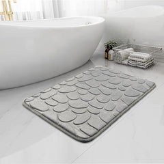 Non Slip Stone Embossed Carpet for Home Bedroom Kitchen and Bathroom