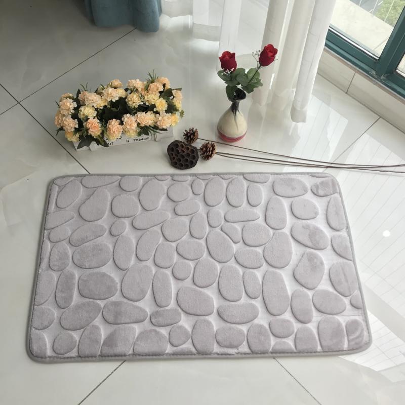 Non Slip Stone Embossed Carpet for Home Bedroom Kitchen and Bathroom