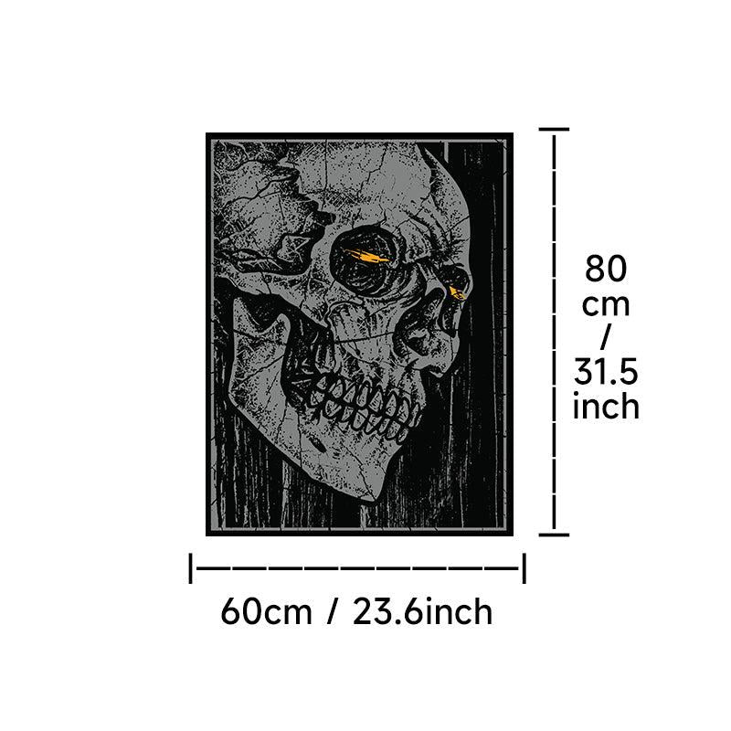 Skull Rugs Halloween Horror Themed Decorative Floor Mat