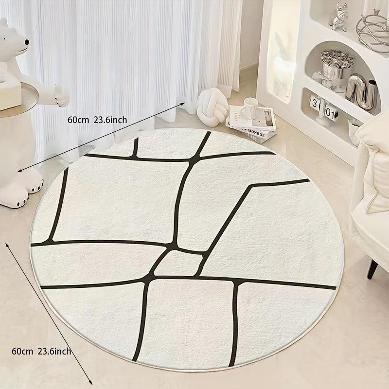 Soft Non Slip Round Area Rug Home Bathroom Decor