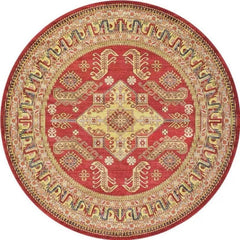 American Retro Round Carpet for Living Room Decor