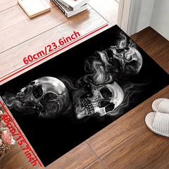 Skeletons Smoke Halloween Non-slip Resistant Rug