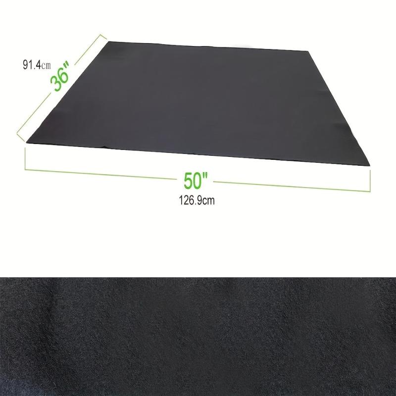 Fireproof BBQ Mat 91x127cm Outdoor Grill Floor Pads Waterproof Patio Protector