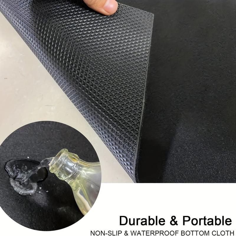 Fireproof BBQ Mat 91x127cm Outdoor Grill Floor Pads Waterproof Patio Protector