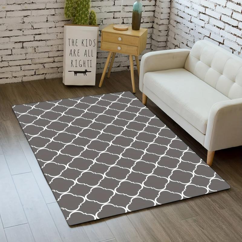 Moroccan Pattern Sponge Carpet Bath Mat