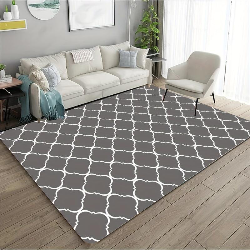 Moroccan Pattern Sponge Carpet Bath Mat