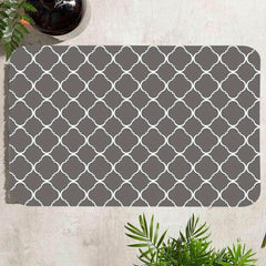 Moroccan Pattern Sponge Carpet Bath Mat