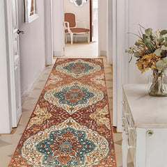 Boho Vintage Runner Rug Non Slip Stair Kitchen Mat Oriental Throw Rug
