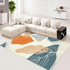 Modern Abstract Welcome Mat Non Slip Indoor Outdoor Rug