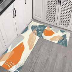 Modern Abstract Welcome Mat Non Slip Indoor Outdoor Rug