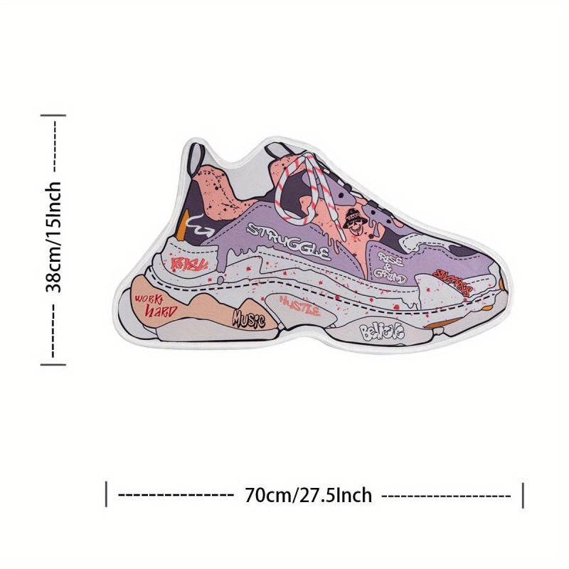 Absorbent Sneaker Mat for Indoor/Outdoor Use - Durable and Machine Washable