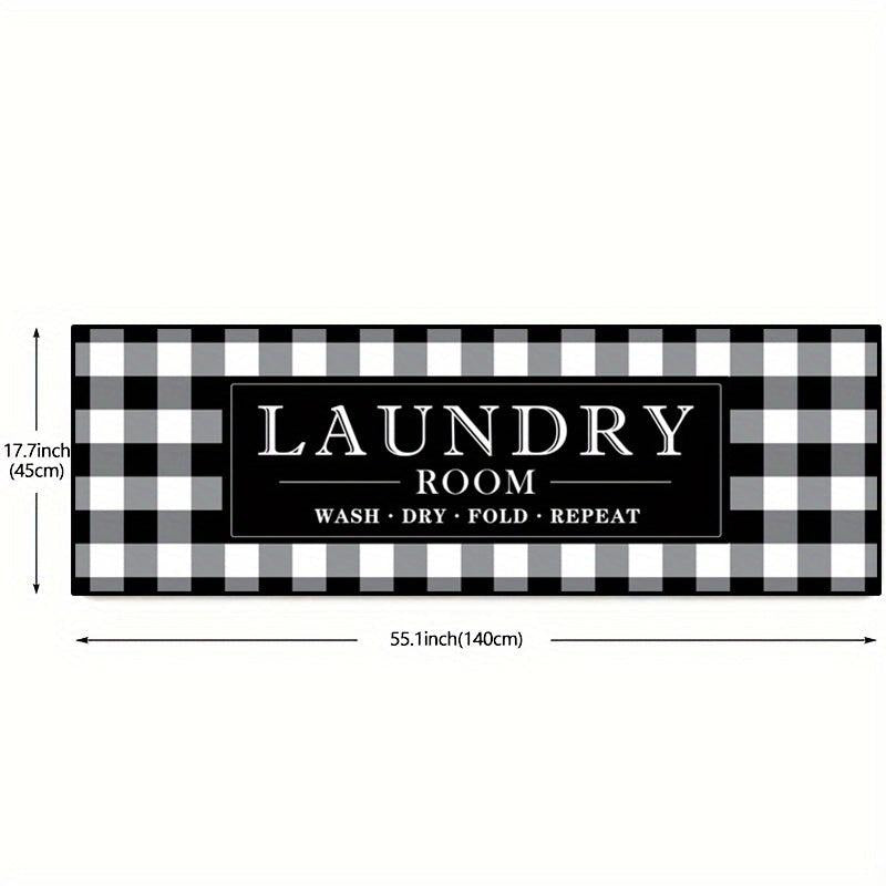 Rustic Rug Runner Non Slip Floor Mat Mudroom Laundromat Kitchen Bathroom