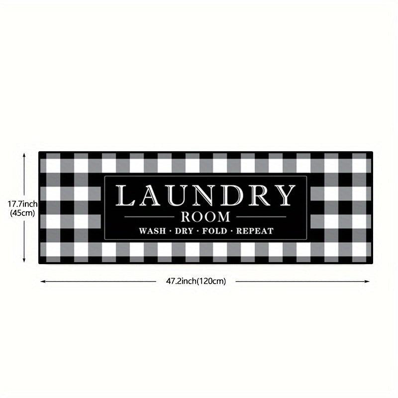 Rustic Rug Runner Non Slip Floor Mat Mudroom Laundromat Kitchen Bathroom