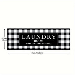 Rustic Rug Runner Non Slip Floor Mat Mudroom Laundromat Kitchen Bathroom