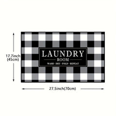 Rustic Rug Runner Non Slip Floor Mat Mudroom Laundromat Kitchen Bathroom