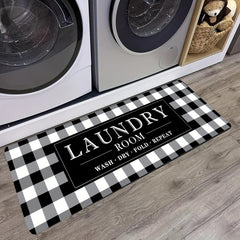 Rustic Rug Runner Non Slip Floor Mat Mudroom Laundromat Kitchen Bathroom