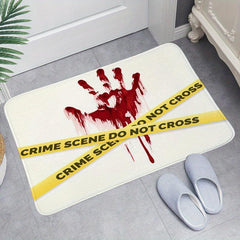 Blood Claw Bath Mat For Bathroom Halloween Decorative Washable Cover Floor Rug