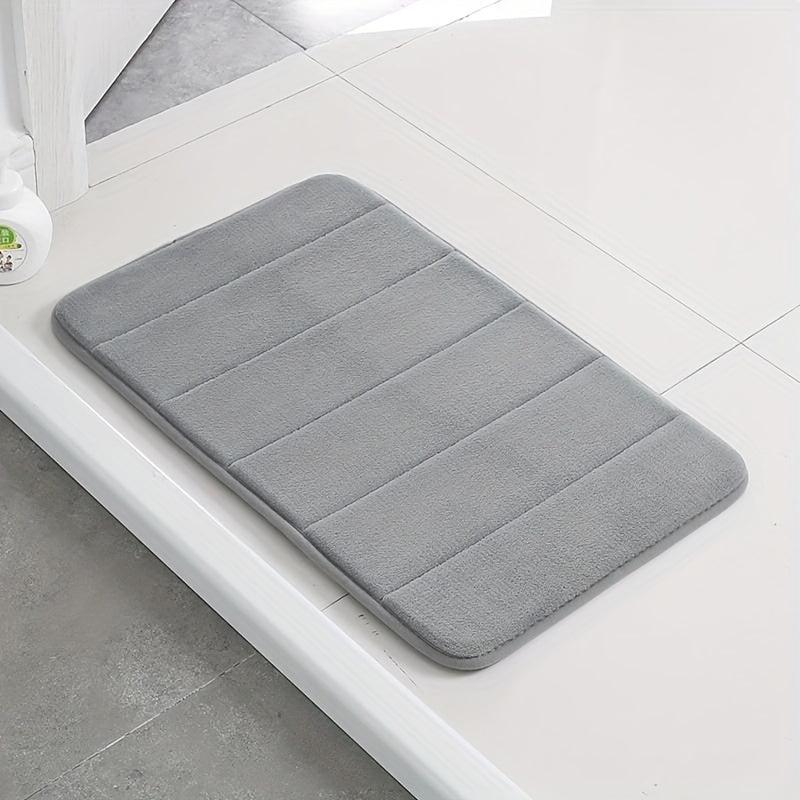 Soft Memory Foam Bath Rug Non Slip Absorbent Bathroom Toilet Mat