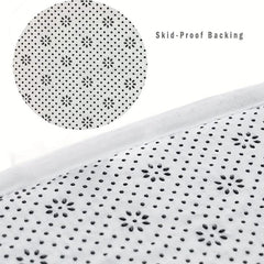 Beach Wood Plank Mat Soft Floor Mat for Bedroom Living Room Kitchen and Entrance