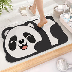 Cartoon Animal Quick Dry Silicone Floor Mat