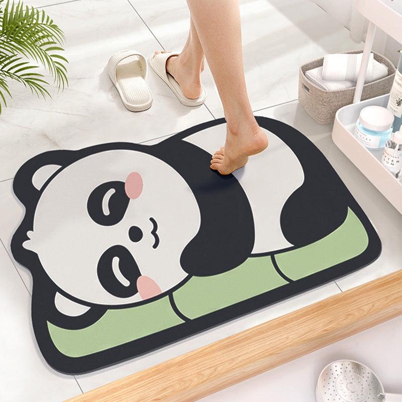 Cartoon Animal Quick Dry Silicone Floor Mat