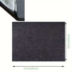 Fireproof Grill Pad 91 44 X 127 0cm Dual Sided Mat for BBQ
