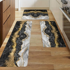 Marble Printed Anti Fatigue Kitchen Mat