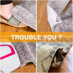 4pcs Rug Pad Gripper Washable Non Slip Rug Pads For Hardwood Floors