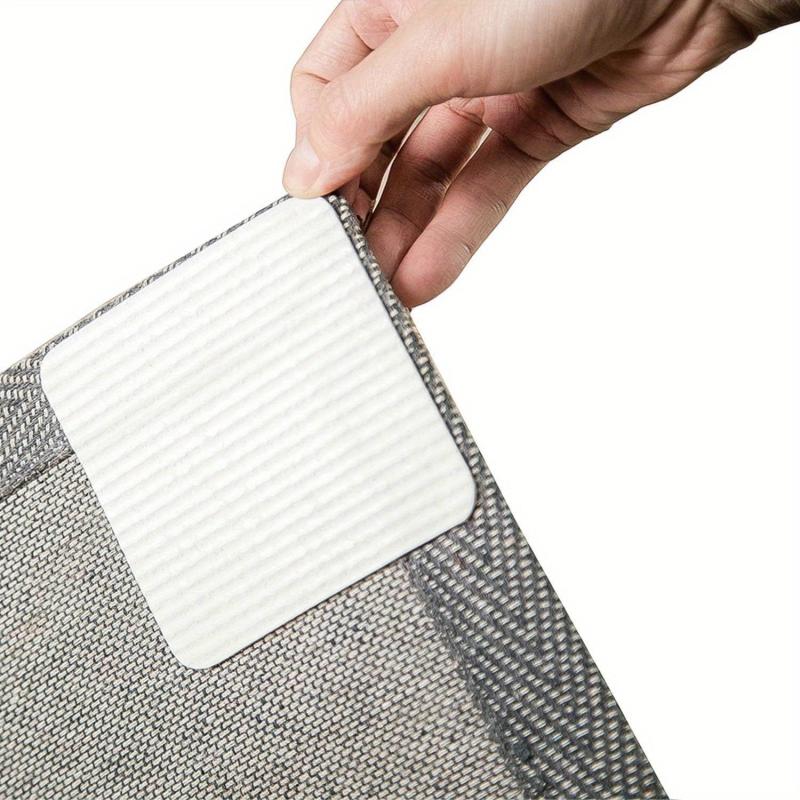 4pcs Rug Pad Gripper Washable Non Slip Rug Pads For Hardwood Floors