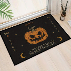 Halloween Pumpkin Welcome Mat Anti-Slip Indoor/Outdoor