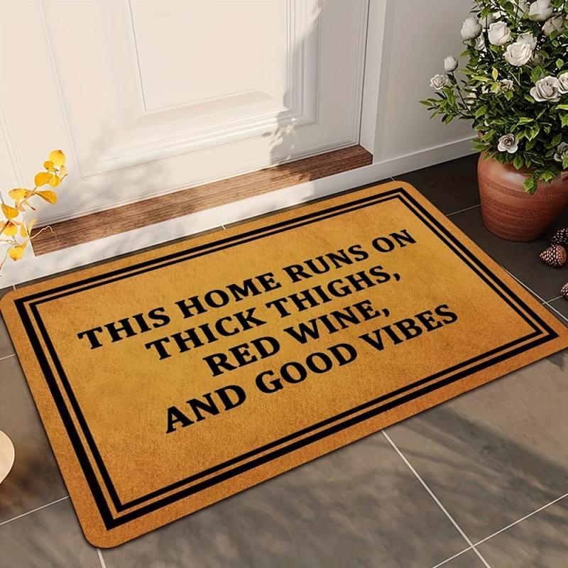 Funny Welcome Mats For Front Door Outdoor Indoor Non Slip Rubber Mat Home Decor