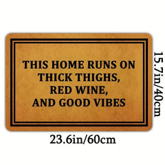 Funny Welcome Mats For Front Door Outdoor Indoor Non Slip Rubber Mat Home Decor