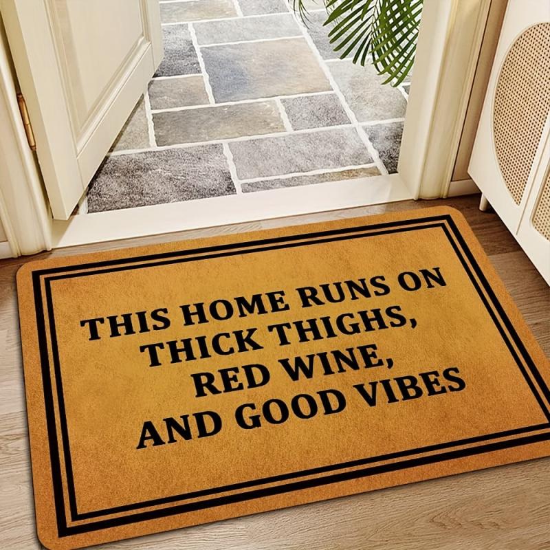 Funny Welcome Mats For Front Door Outdoor Indoor Non Slip Rubber Mat Home Decor