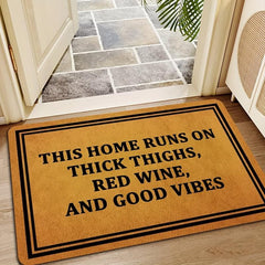 Funny Welcome Mats For Front Door Outdoor Indoor Non Slip Rubber Mat Home Decor
