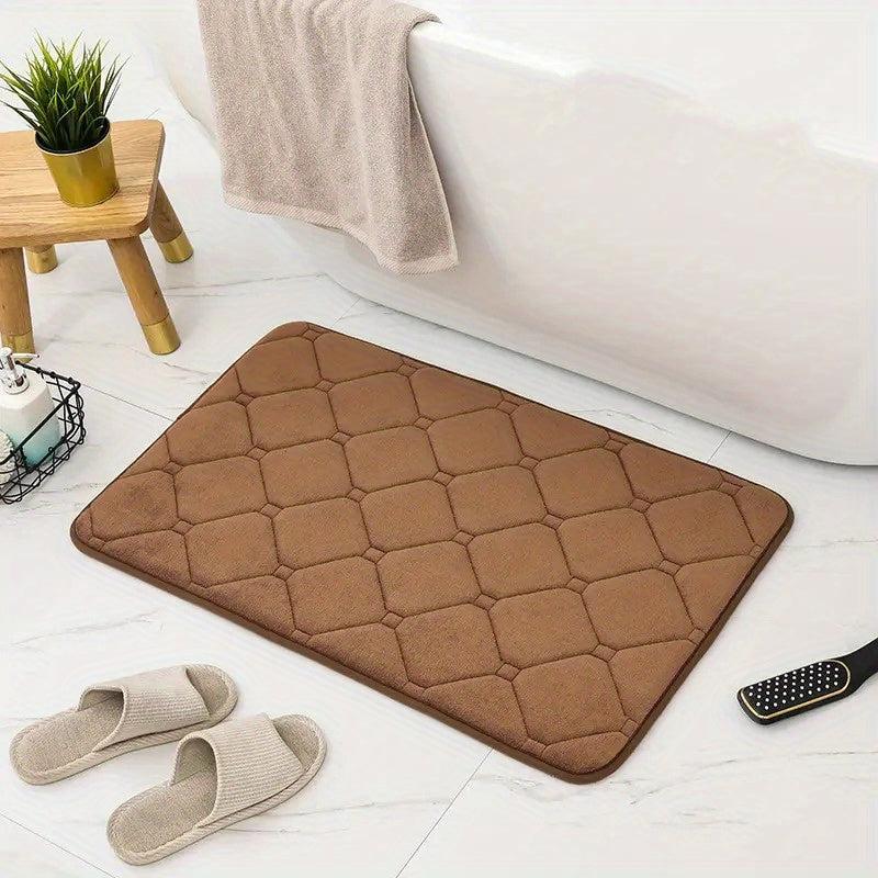 Thick Memory Foam Bath Mat Non Slip Bathroom Rug