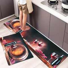 Soft Kitchen Mat Anti-fatigue Hallway Balcon Polyester Carpet